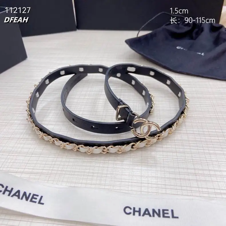 Chanel belt 15mmX90-115cm 8L (14)